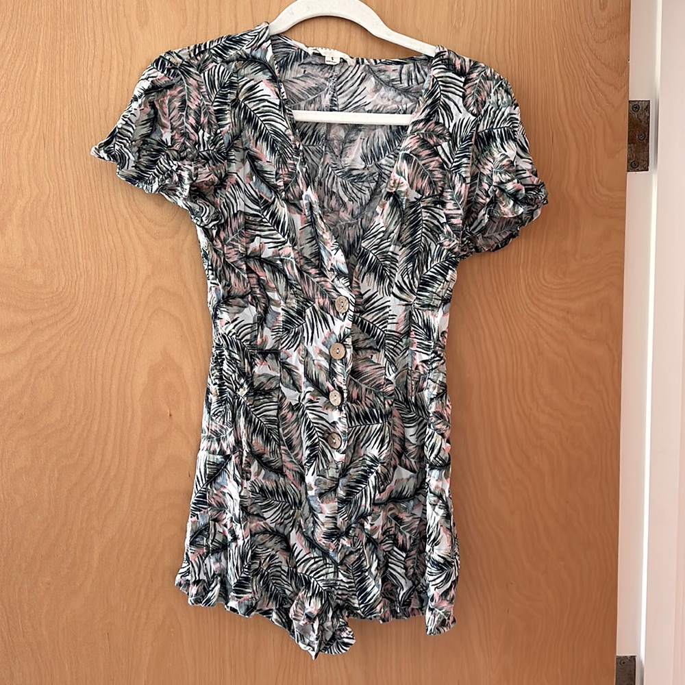 Tropical Romper. Size small